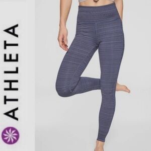 NWOT Athleta textured leggings Sz MTall